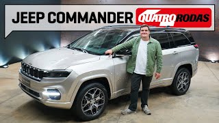 Jeep Commander é mais que um Compass de 7 lugares  Quatro Rodas [upl. by Barris]