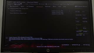 How To Enable amp Disable Firmware TPM On Asus ROG STRIX Series [upl. by Esila567]