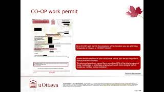 14Applying for a COOP Work Permit Tutorial [upl. by Attiuqal]