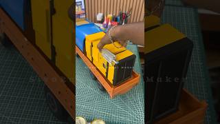 Borewell truck Compressor Making 💛 handmade miniature borewell truck compressor making art [upl. by Nyrahtak]