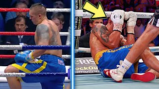 Oleksandr Usyk All Knockdowns all moments when Usyk Got Stunned Highlights HD BOXING [upl. by Costin]