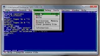 Turbo Pascal  Algorithme pour la résolution de léquation axb0 [upl. by Lara]