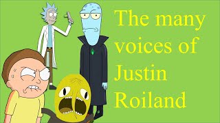 Almost All the characters voiced by Justin Roiland aka Creator of Rick and Morty [upl. by Pirozzo]