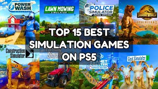 Top 15 Best Simulation Games On PS5  2023 [upl. by Zuzana61]