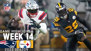 New England Patriots vs Pittsburgh Steelers  2023 Week 14 Game Highlights [upl. by Christabelle]