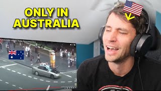 American reacts to Aussies being Aussies [upl. by Nolyarb]