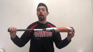 Closeoutbatscom DeMarini CF Zen 258 Youth USA Bat WTDXUFX 18 10oz 2018 Tech [upl. by Nelrac160]