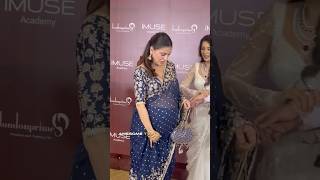 Pregnant Shraddha Arya flaunts her Baby Bump at an Event in Mumbai  Kumkum Bhagya  Kundali Bhagya [upl. by Akeenat]