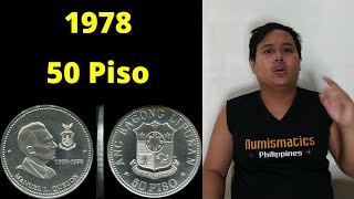 1978 50 Piso Manuel L Quezon Commemorative Coin [upl. by Filemon]