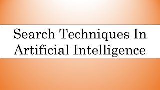 Search Techniques in Artificial Intelligence Bangla [upl. by Deanna]