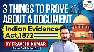 Proof of Documents Under Indian Evidence Act 1872 Insights from Praveen Kumar Former Judge [upl. by Perloff]