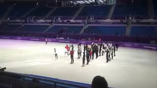 Pyeongchang February 2018 Gala Practice on Olypmic Games Figure Skating [upl. by Kreiker]