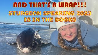 STURGEON SPEARING 2023 THE FINAL CHAPTER [upl. by Tereve486]