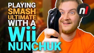 You Can Play Smash Ultimate with a Wii Nunchuk [upl. by Nrobyalc]