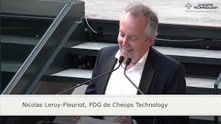 CHEOPS TECHNOLOGY  Inauguration de lextension du siège social 04102018 [upl. by Amilah929]