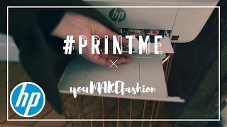 YouMakeFashion imprime ses inspirations avec la HP DeskJet 3720 [upl. by Rutger123]