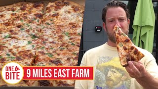 Barstool Pizza Review  9 Miles East Farm Saratoga Springs NY presented by Body Armor [upl. by Cicely]