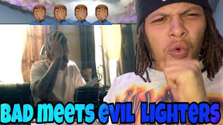 ROYCE AND EM WENT DUMB  Bad Meets Evil  Lighters ft Bruno Mars REACTION [upl. by Assenej]