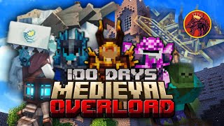 We Spent 100 Days in Minecraft Medieval Overload and It Was AMAZING [upl. by Annaeerb429]