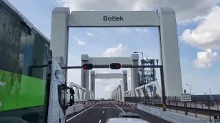 BIGGEST LIFT BRIDGE IN EUROPE BOTLEKBRUG [upl. by Rebmeced]