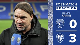 “Our most mature performance”  Daniel Farke reaction  Cardiff City 03 Leeds United [upl. by Reemas790]