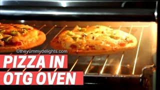 Homemade PIzza in OTG oven  Best Homemade Pizza Recipe  Veg Pizza with readymade pizza base [upl. by Leachim929]