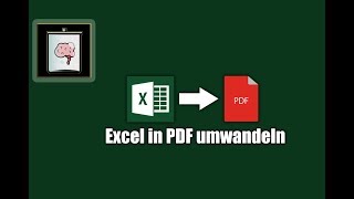 Excel in PDF umwandeln  So Gehts [upl. by Enimzzaj]