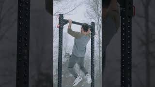 Snow PullUps REP Fitness Oxylus Yoke Workout [upl. by Gupta624]