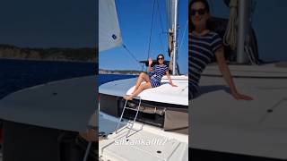 SAILING CATAMARAN LAGOON 40 Greek Islands Sporades Yachting Adventure Aegean Sea catamaran sailing [upl. by Lotson702]