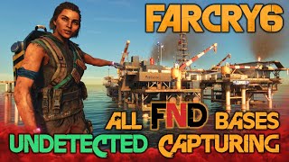 ALL FND BASES UNDETECTED CAPTURING – FAR CRY 6 Stealth Gameplay [upl. by Pudens471]