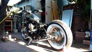 1985 Honda Rebel bobber Rocky theRebel with cocktail shaker mufflers [upl. by Treulich611]