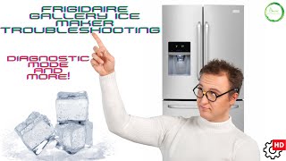 Frigidaire Gallery Ice Maker Troubleshooting  Ice Maker Removal   Diagnostic Mode [upl. by Mirth]