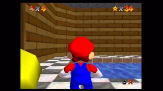 Draining the Moat  Super Mario 64 Walkthrough [upl. by Otrebogir]