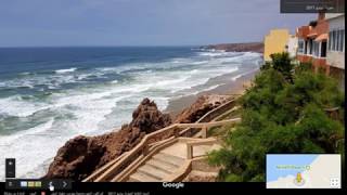 plage Mirleft  شاطئ ميرلفت قرب مدينة سيدي افني جنوب المغرب [upl. by Eesak]