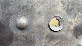 65 Creedmoor vs 308 Win Steel Penetration Test [upl. by Essilrahc]