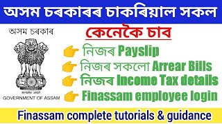 Check payslip online 2020  Finassam employee logindownload salaryslip of a employee  Finassam [upl. by Saint404]