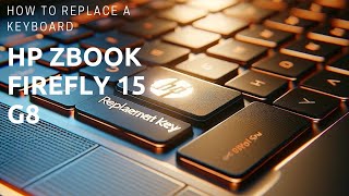 HP ZBook Firefly 15 G8  Keyboard Replacment [upl. by Yalahs]