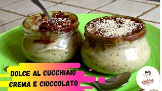 Mousse Con Crema e Cioccolato  Video Ricetta Vegana [upl. by Dnarb]