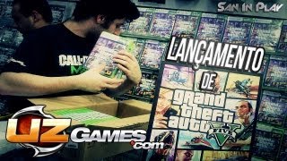 Lançamento de GTA V na UZ Games [upl. by Pare]