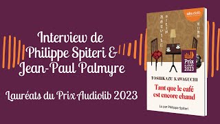 Prix Audiolib 2023 I Nos lauréats en interview [upl. by Notsniw300]