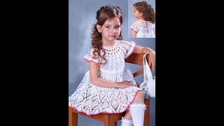 Детские Платья Крючком на 3 года  2019  Childrens Dresses Crochet for 3 years  Kinderkleider [upl. by Amer120]