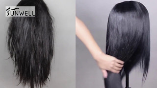 How to wash human hair wigs with guide steps [upl. by Clova631]