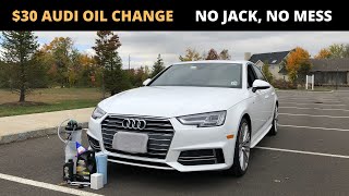 Cheap and Easy Oil Change on an 2017 Audi A4 B9 Platform [upl. by Eux151]