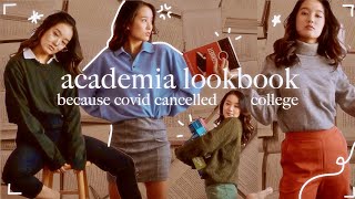 a preppy lightdark academia lookbook cuz covid just canceled my fall semester  brown uni [upl. by Nallij225]