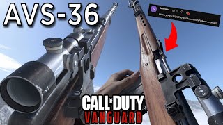 AVS36 Secret Weapon on Call of Duty Vanguard Gameplay PS5 [upl. by Jarin]