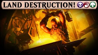 BUDGET LAND DESTRUCTION PERFORMS AMAZINGLY ⚫🔴🟢 TIMELESS MTG Arena [upl. by Simmons]