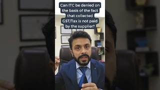 📌Reasons why ITC under GST can be denied ITC rejected gst shorts shortsfeed short shortvideo [upl. by Elleon]