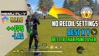 Memu New Update 9130 No Lag  Free Fire Pc high Fps Settings  Memu player no recoil Settings [upl. by Tedder738]