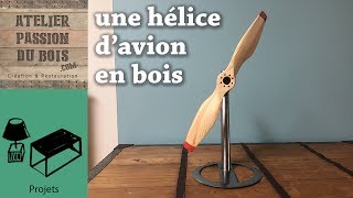 HELICE DAVION EN BOIS  WOOD PROPELLER feat Renaud Bauer [upl. by Heidy]