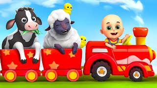 Train Choo Choo Song New Compilation  Jack and Jill  Nursery Rhymes and Kids Songs  Baby Bobo [upl. by Aneed]